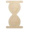 Sand Timer Unfinished Wood Shape Piece Cutout for DIY Craft Projects